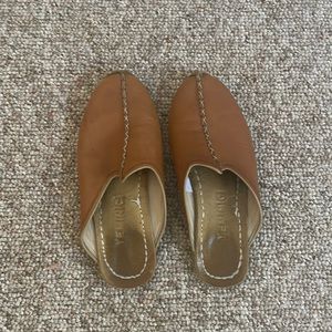 Yeminici Turkish Leather slip on mule sandals size 39